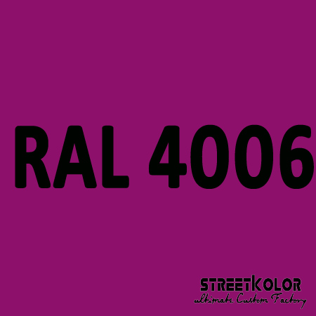RAL 4006 Akrylová auto barva lesklá nebo matná 1 litr + tužidlo + ředidlo