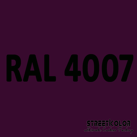 RAL 4007 Akrylová auto barva lesklá nebo matná 1 litr + tužidlo + ředidlo
