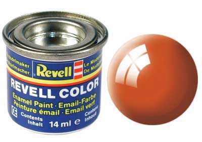 REVELL 30 oranžová lesklá syntetická modelářská barva (RAL2004), 14ml