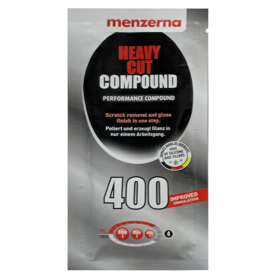 Menzerna 400, hrubá + střední + finální brusná pasta, 20ml