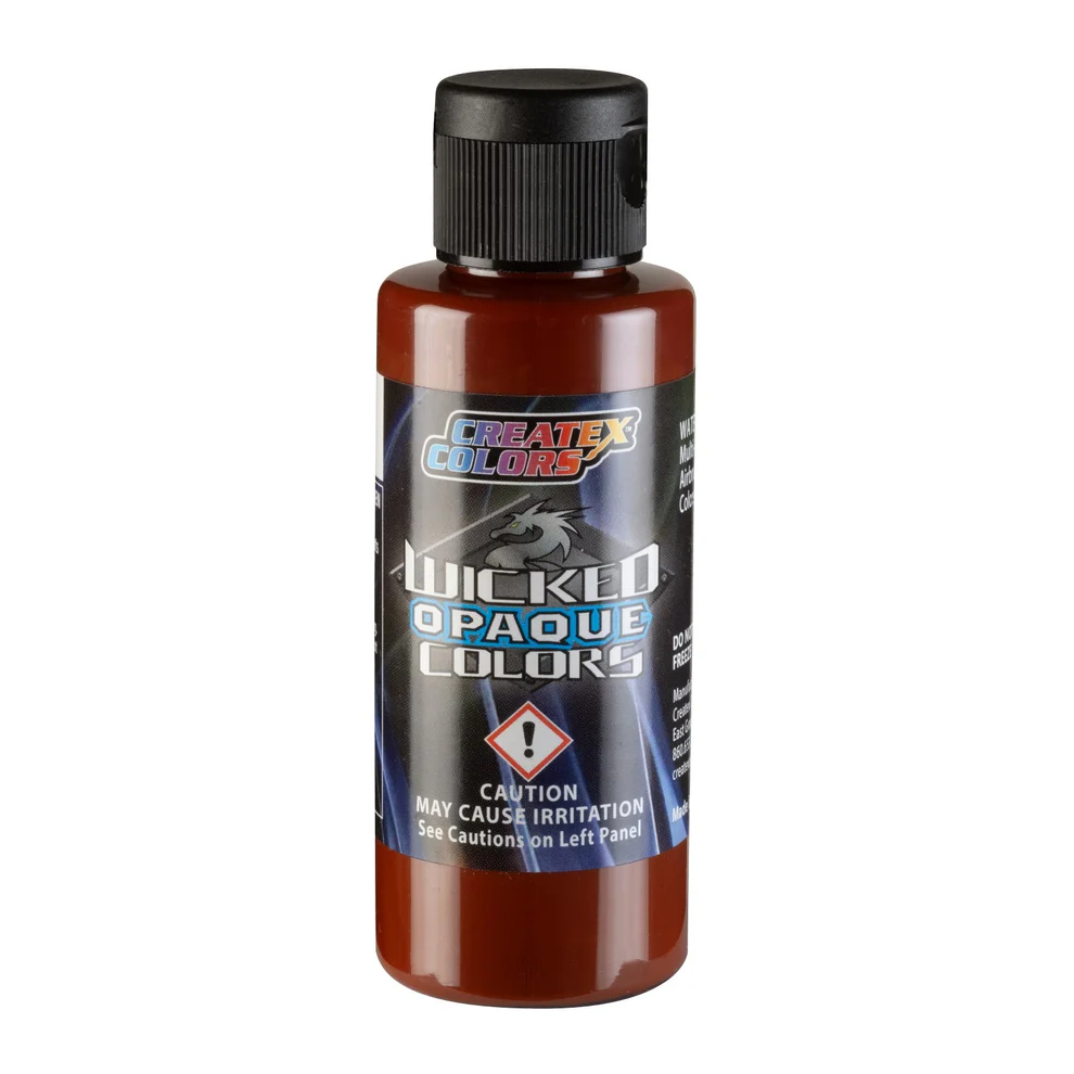 Wicked W090 tmavě červená krycí airbrush barva 60ml