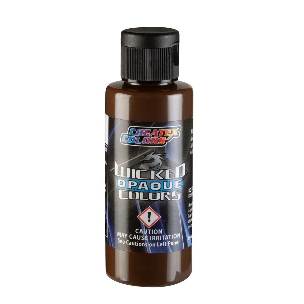 Wicked W092 hnědá krycí airbrush barva 60ml