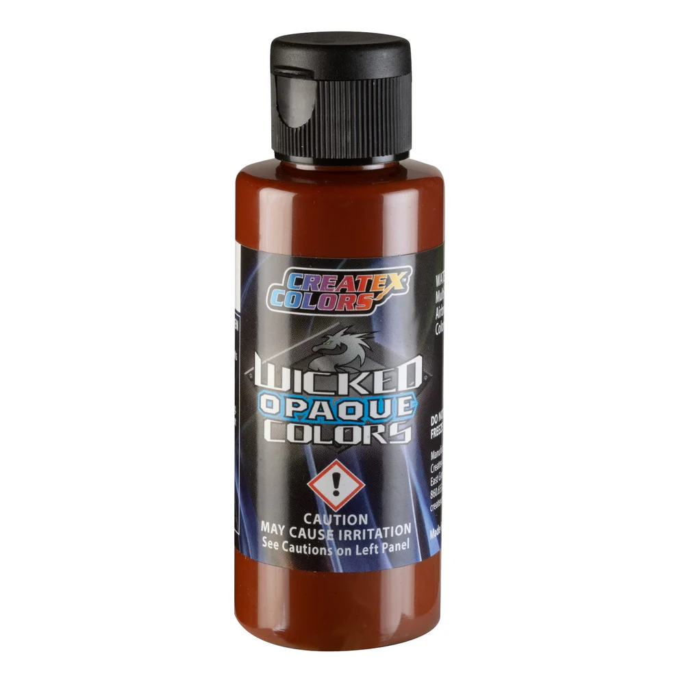 Wicked W094 Burnt Sienna hnědá krycí airbrush barva 60ml
