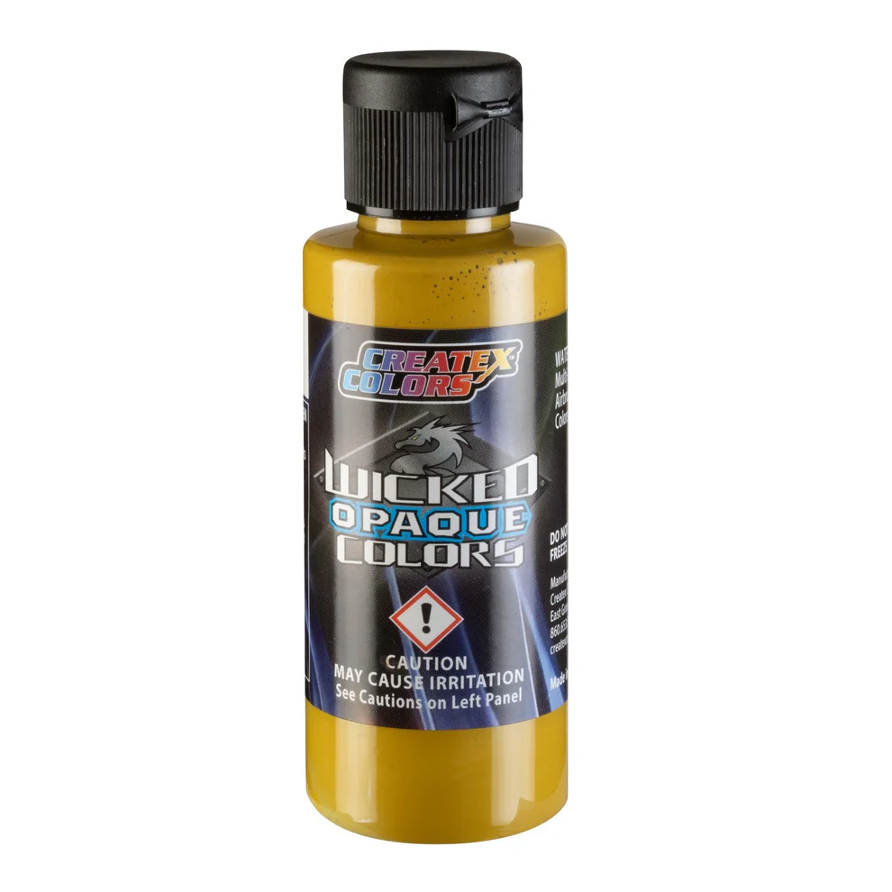 Wicked W095 Raw Sienna žlutá krycí airbrush barva 60ml