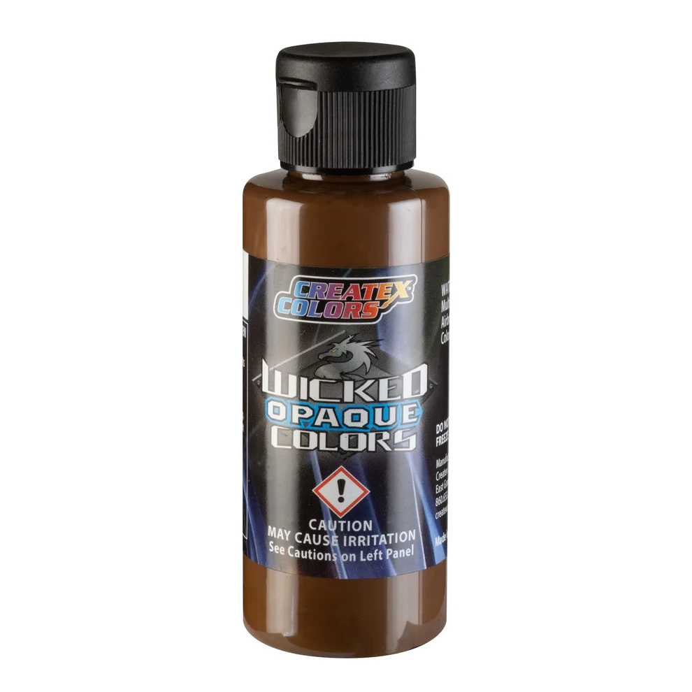 Wicked W096 Burnt Umber hnědá krycí airbrush barva 60ml