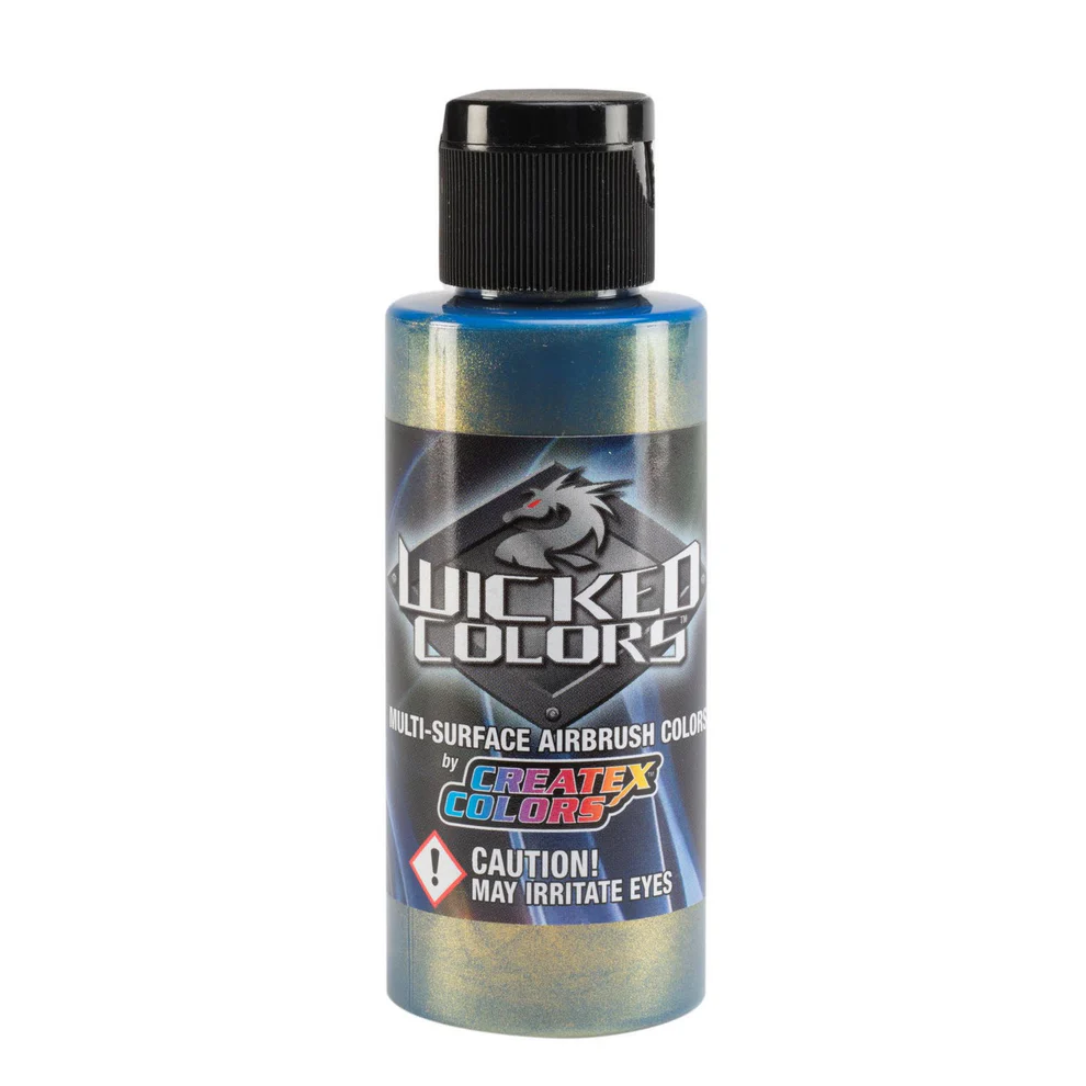 Wicked Zelená metalická airbrush barva CreateX W353 60 ml – Metallic Fastback Green