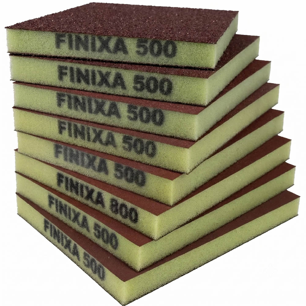 Finixa oboustranné flexibilní pěnové brusivo, zrnitost P500, 1 kus