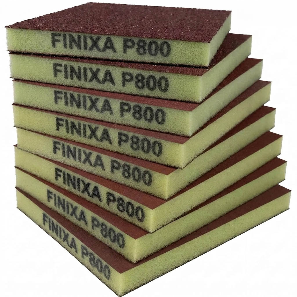 Finixa oboustranné flexibilní pěnové brusivo, zrnitost P800, 1 kus