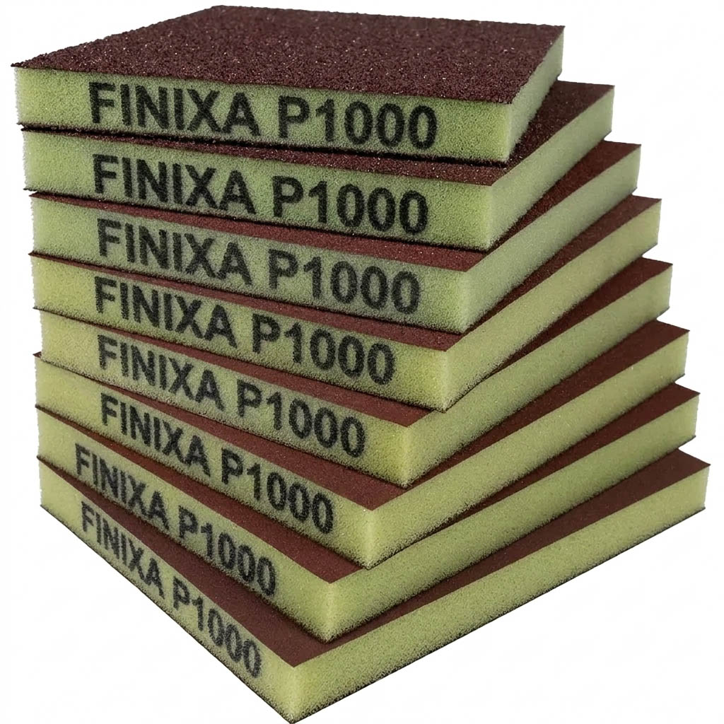 Finixa oboustranné flexibilní pěnové brusivo, zrnitost P1000, 1 kus