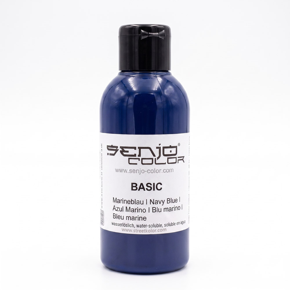 Senjo Color barva tmavě modrá pro bodypainting a tetování, 75ml