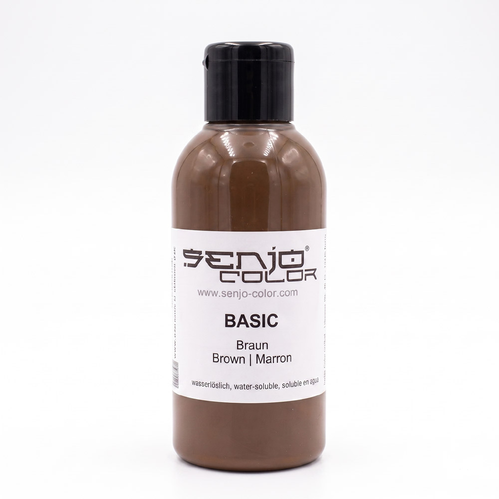 Senjo Color barva hnědá pro bodypainting a tetování, 75ml
