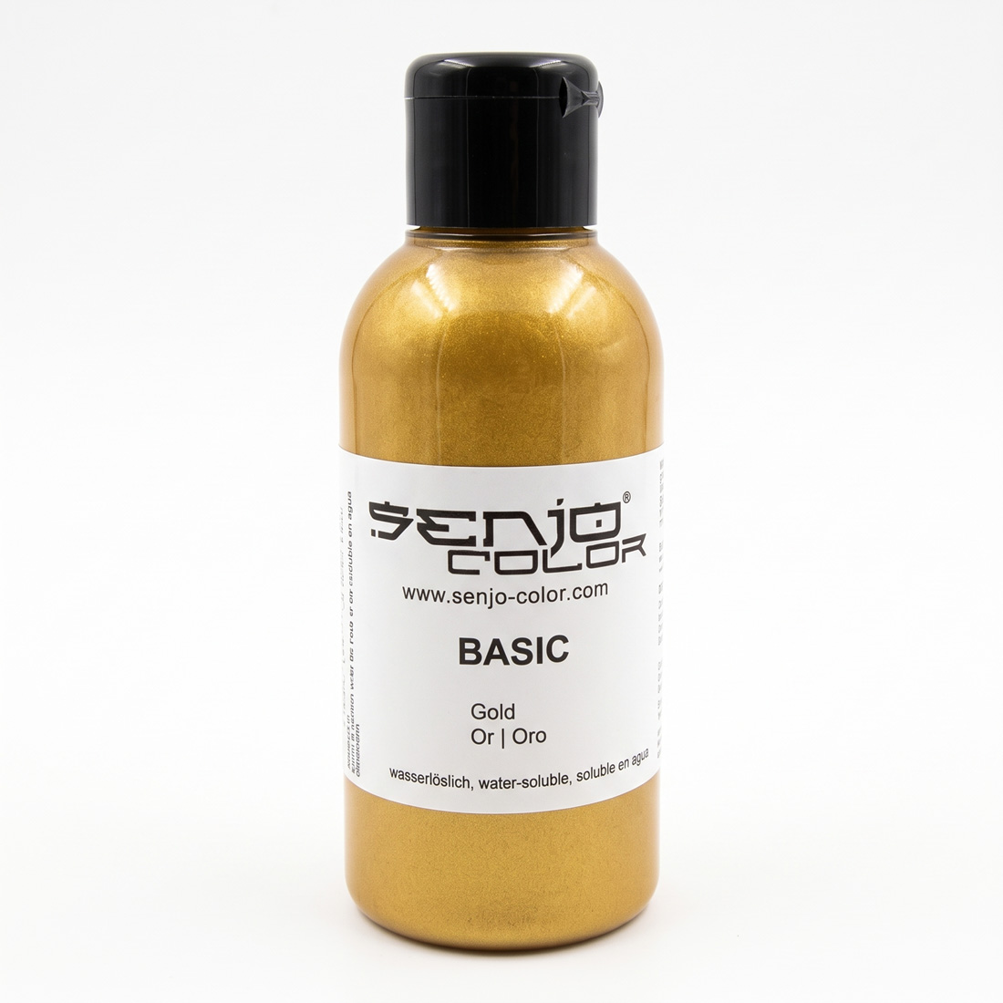 Senjo Color barva zlatá pro bodypainting a tetování, 75ml