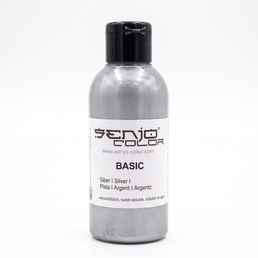 Senjo Color barva stříbrná pro bodypainting a tetování, 75ml