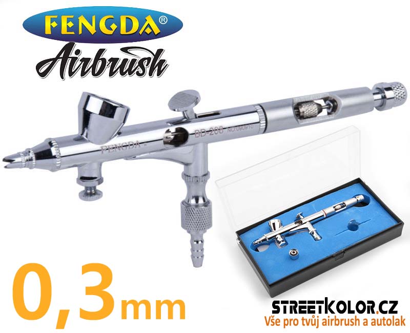 Airbrush pistole FENGDA® BD-208 0,3 mm