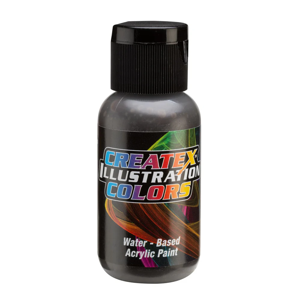 Ilustrační Sépiová airbrush barva CreateX 30 ml – 5063 Transparent Sepia