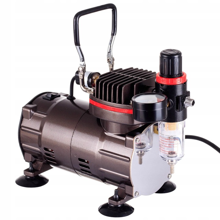 Bezolejový jednoválcový airbrush kompresor OCTAGON SUPERNOVA 5, pouze 47dB