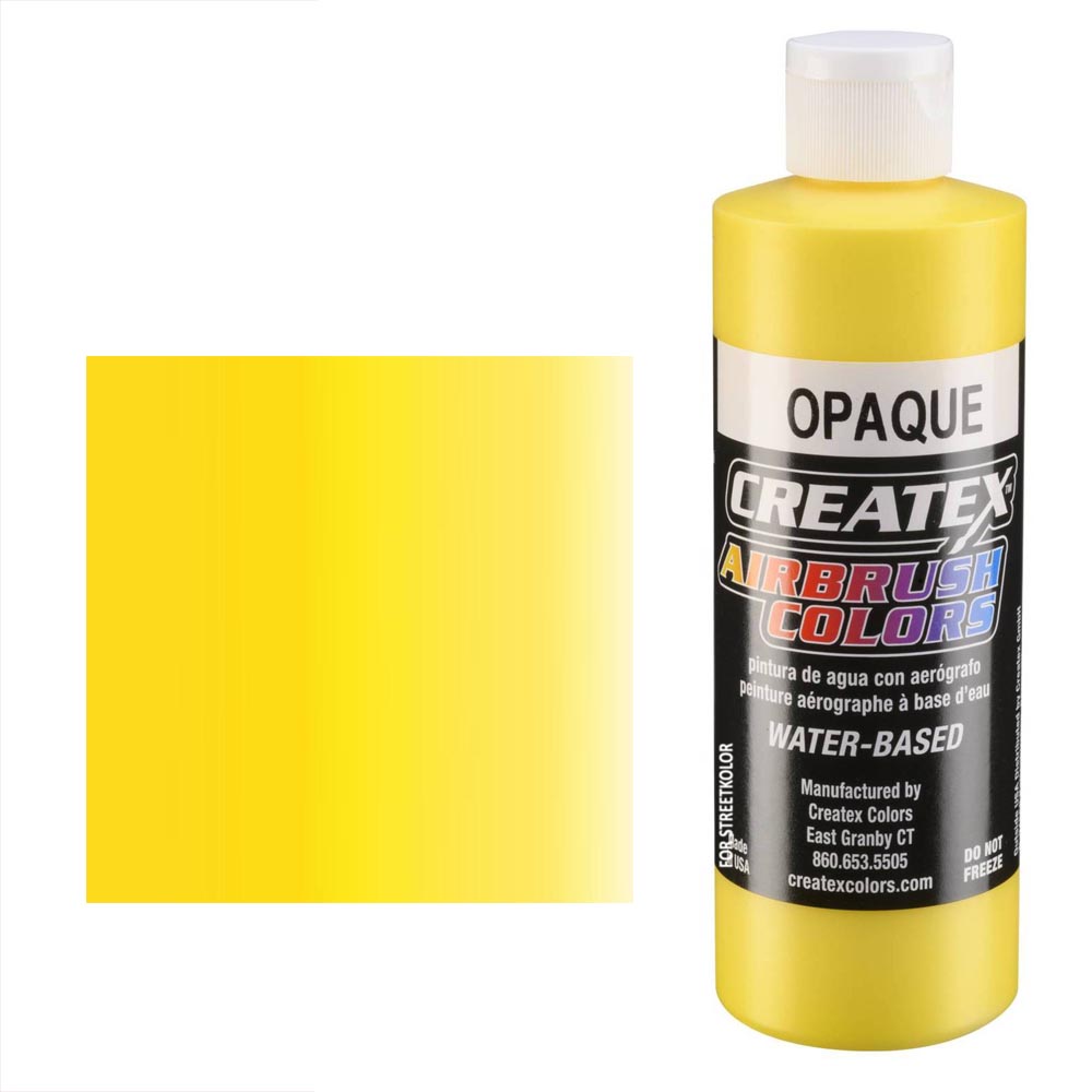 CreateX Žlutá 5204 neprůhledná 240ml airbrush barva