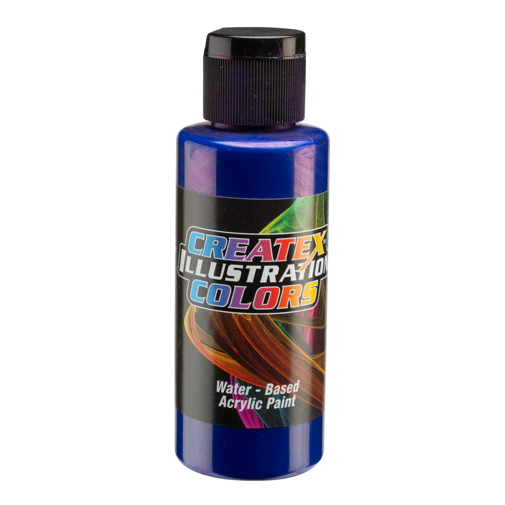 Ilustrační Modrá II airbrush barva CreateX 60 ml – 5060 Transparent Cerulean Blue
