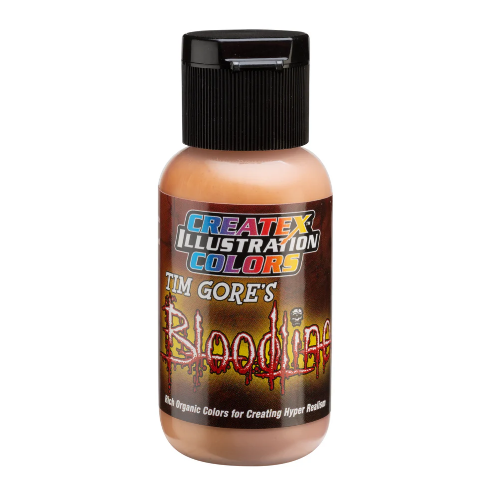 Ilustrační Olivově zlatá airbrush barva CreateX 30 ml – 5017 Lifeline Olive Gold