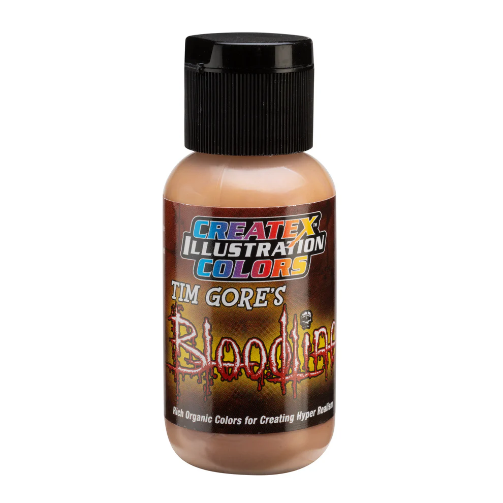 Ilustrační Světlá espresso airbrush barva CreateX 30 ml – 5019 Lifeline Light Espresso