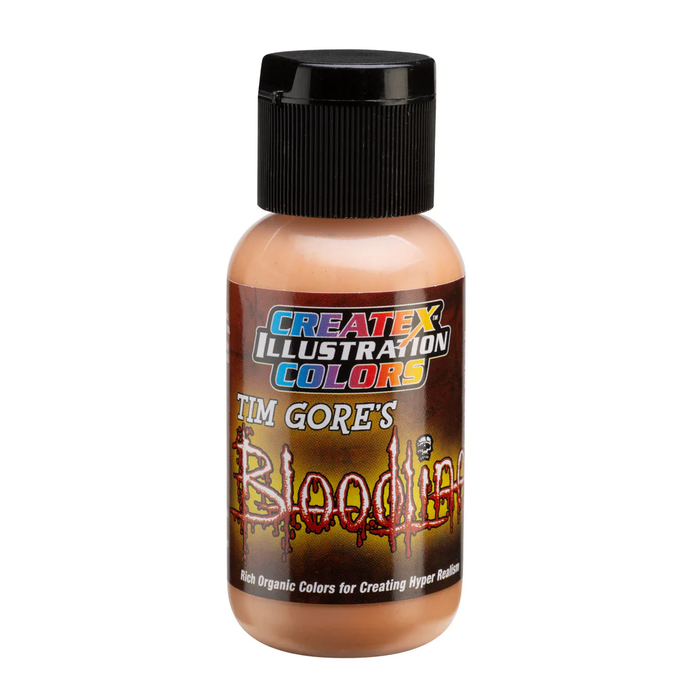 Ilustrační Tmavěrůžová airbrush barva CreateX 30 ml – Illustration Deep Blush 5024 Lifeline