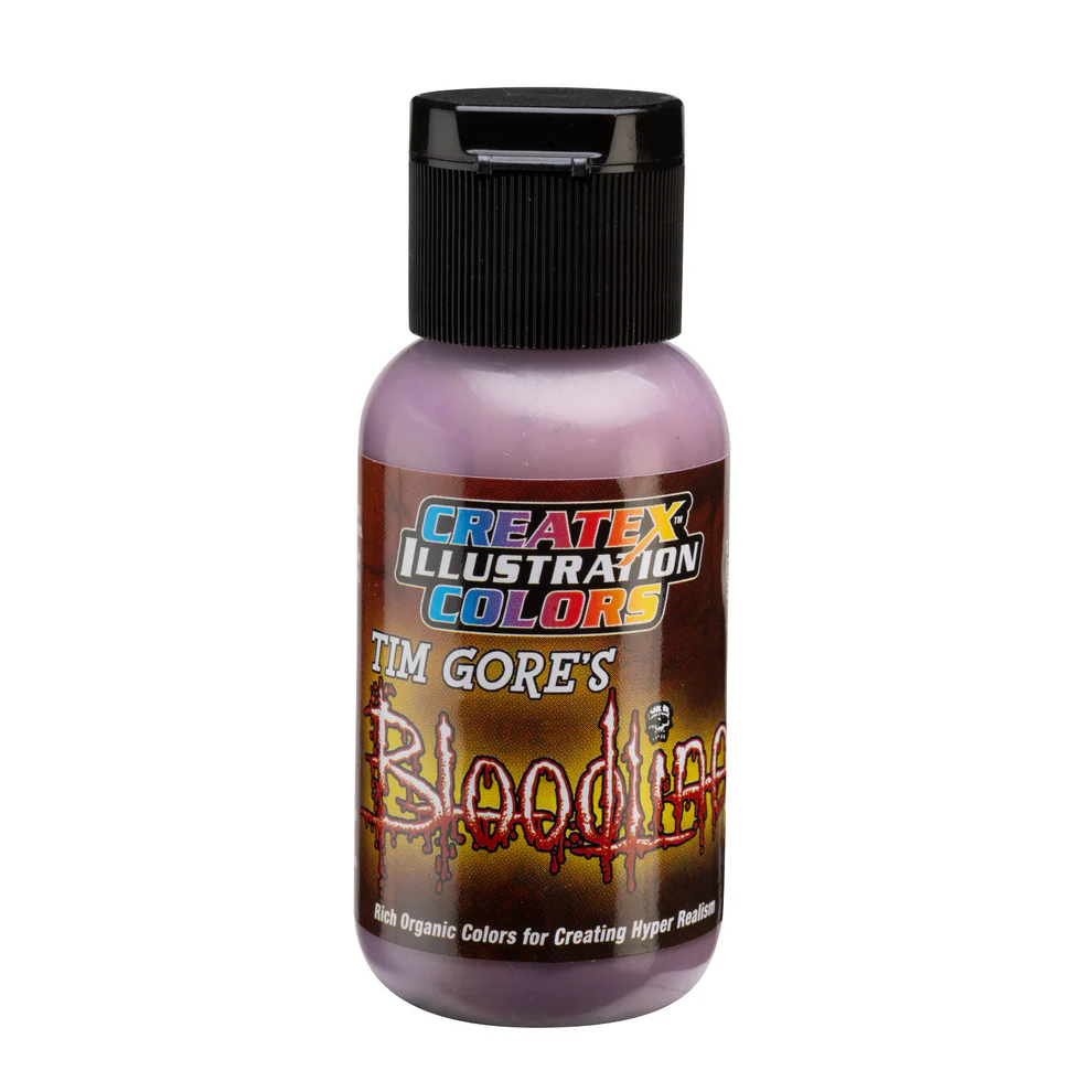 Ilustrační Jemně fialová airbrush barva CreateX 30 ml – Illustration Intrinsic Shade 5029 Lifeline