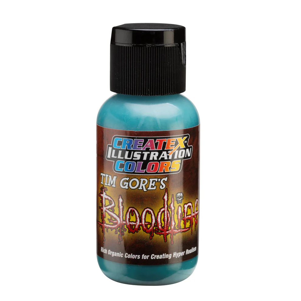 Ilustrační Studená modrá airbrush barva CreateX 30 ml – Illustration Cool Tone 5030 Lifeline