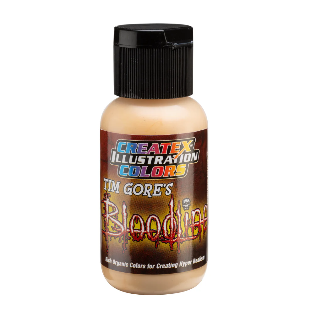 Ilustrační Krémová tělová airbrush barva CreateX 30 ml – Illustration Dermatitis Tan 5036 Bloodline
