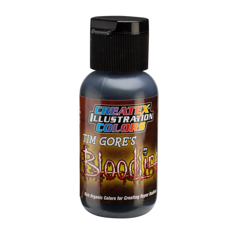 Ilustrační Fialová airbrush barva CreateX 5041 30 ml – Illustration Vascular Violet Bloodline