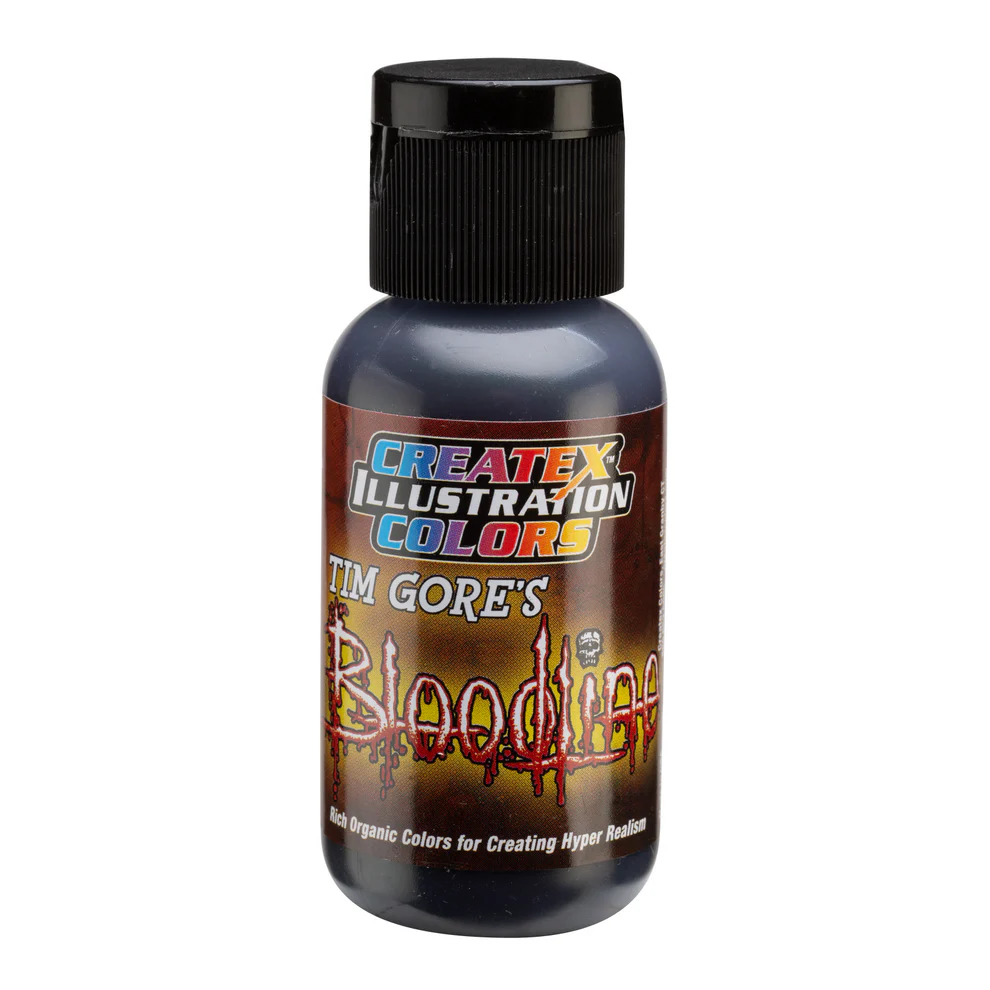 Ilustrační Purpurová airbrush barva CreateX 5042 30 ml – Illustration Deep Bruise Purple Bloodline