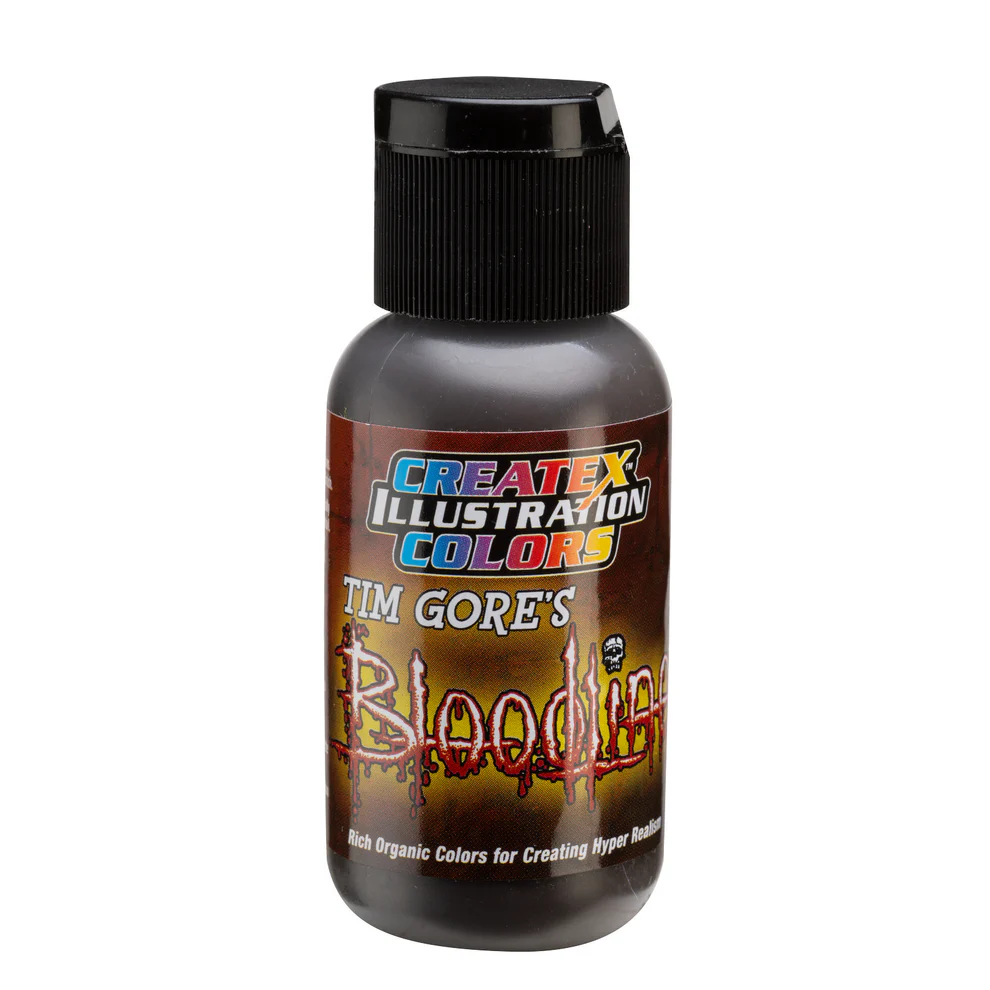 Ilustrační Hnědá airbrush barva CreateX 5045 30 ml – Illustration Decay Bloodline