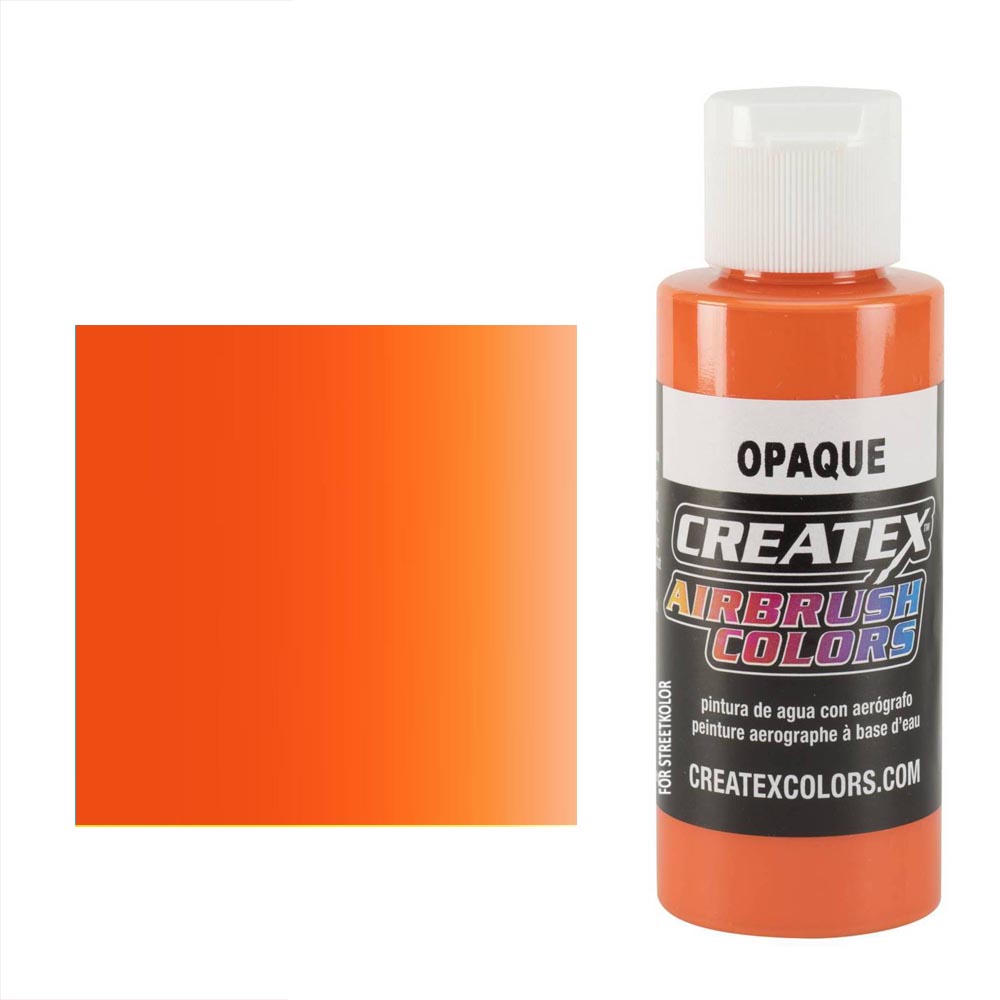 CreateX Oranžová 5208 neprůhledná 60ml airbrush barva