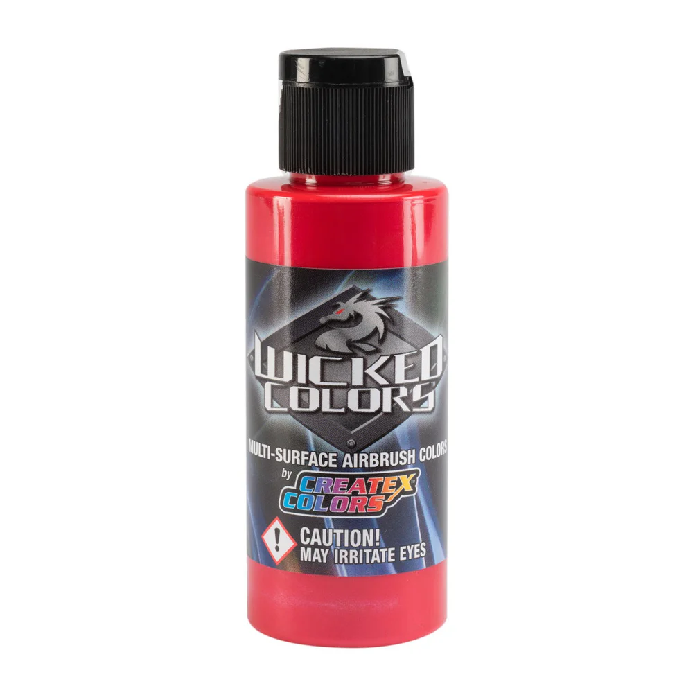 Wicked Pearl Červená perleťová airbrush barva CreateX W303 60 ml – Pearl Red