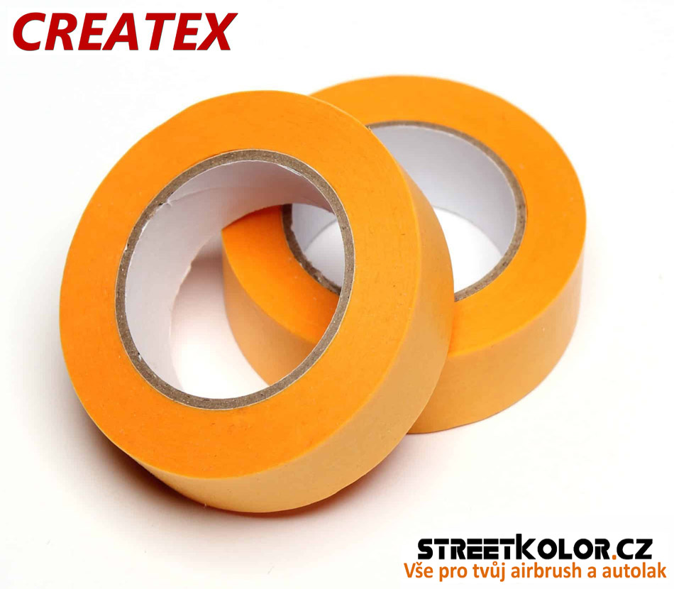 Obrysová a přechodová páska: PVC: 18mm x 18m, CreateX, 2 kusy
