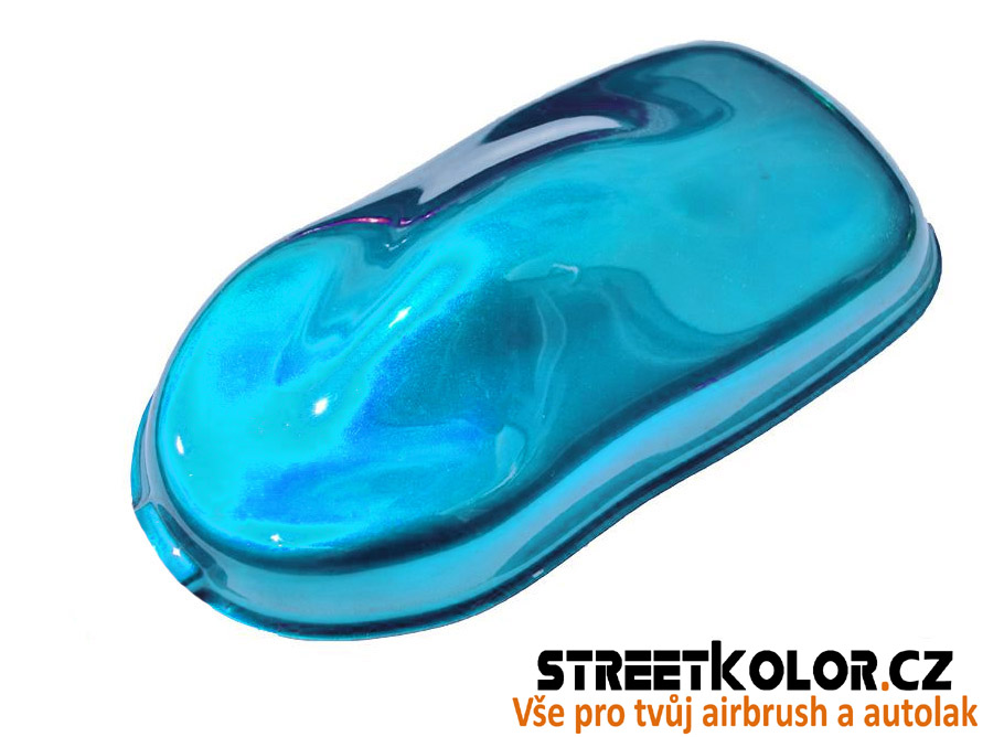 Diamond Sea Blue Candy set pro motorku a disky: základ, barva a lak