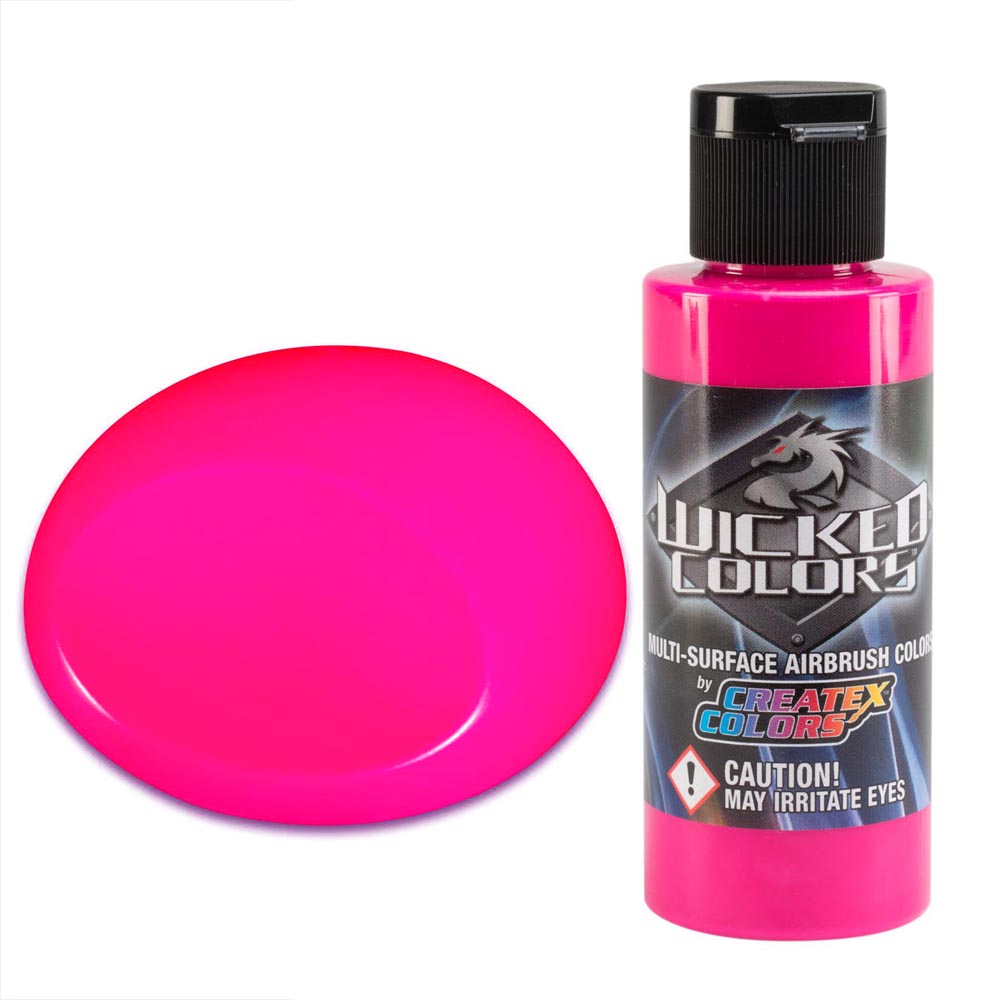 Wicked W029 fluorescenční magentová airbrush barva 60 ml