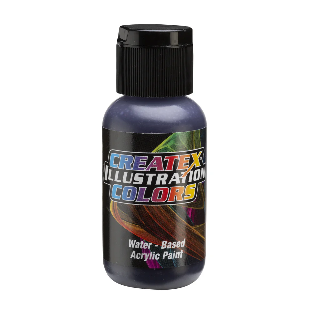 Ilustrační Fialová airbrush barva CreateX 30 ml – 5055 Transparent Violet