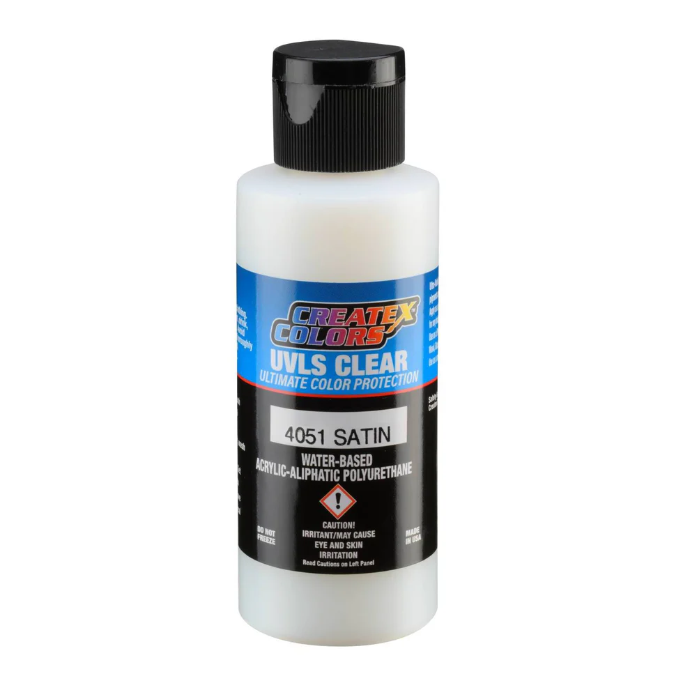 CreateX UVLS 4051 Saténový odolný polyuretánový lak pre interiér, exteriér, 60ml