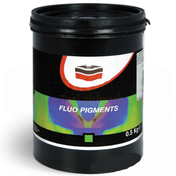 Lechler LQ179115 fluo Signální pigment zelený - vysoce kvalitní, 500 gramů