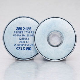 3M 2125 P2 R prachový a částicový filtr k řadě 5000/6000/7500, pár