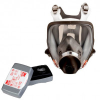 3M™ Celoobličejová maska 6800, filtr 6038 P3, aerosol, plynný HF, ozon, kyselé p