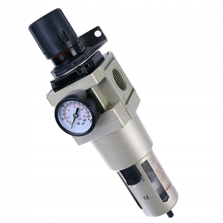 Regulátor tlaku s filtrem, vnitřní závit: 1", Autovypouštěcí ventil
