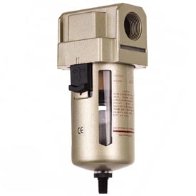 Filtr vzduchu-odkalovač AF4000-04D, Závit: 1/2", autovypouštěcí ventil, 20 mikro