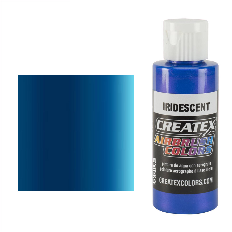 CreateX 5505 Modrá Duhová airbrush barva 60 ml