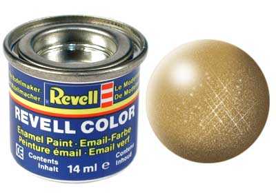 REVELL 94 Zlatá metalíza syntetická modelářská barva, 14ml