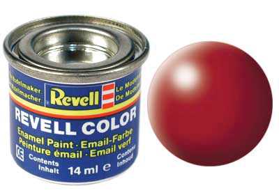 REVELL 330 Ohnivě červená syntetická polomatná modelářská barva (RAL3000), 14ml