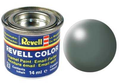 REVELL 360 Zelená syntetická polomatná modelářská barva (RAL6025), 14ml