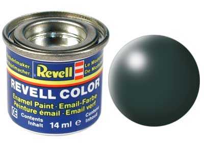 REVELL 365 zelená patina syntetická polomatná modelářská barva (RAL6000), 14ml