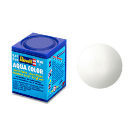 REVELL AQUA 04 Bílá Lesklá akrylová modelářská barva (RAL9010), 18ml