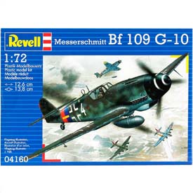 Revell Messerschmitt Bf 109 G-10 Model Set letadlo 1:72, 37 dílů